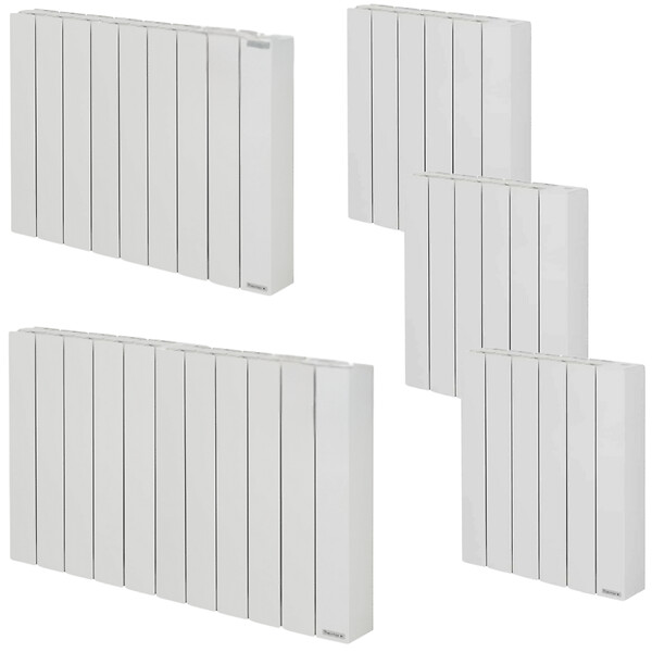 THERMOR - Pack 5 radiateurs électriques Baléares 2 1000 W x3 + 1500 W x1 + 2000 W x1 - THERMOR - large