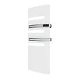 ATLANTIC - Sèche-serviettes connecté Serenis Premium mât à droite 750W + soufflerie 1000W blanc brillant - ATLANTIC - 850669 - vignette