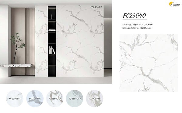 HOMELIKE - Panneau mural en PVC - 2,88 m² - L.120xl.60cm - large