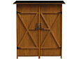 HABITAT ET JARDIN - Armoire de jardin "Espacio" - 140 x 49 x 162 cm - Marron - vignette