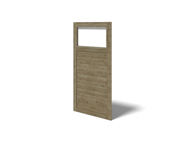 ALTANKA - Pergola de jardin 4.04x4.04m avec panneaux - traité - ALT135 - large