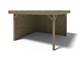 ALTANKA - Pergola de jardin 4.04x4.04m avec panneaux - traité - ALT132 - vignette