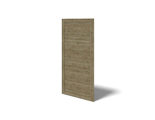 ALTANKA - Pergola de jardin 4.04x4.04m avec panneaux - traité - ALT132 - large