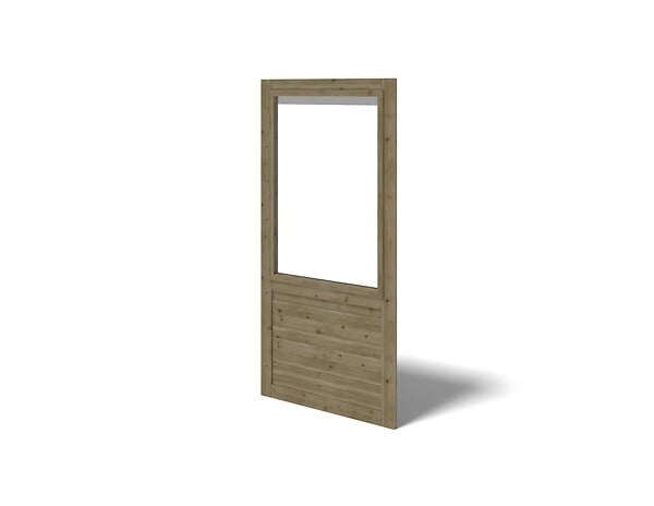 ALTANKA - Pergola de jardin 4.04x4.04m avec panneaux - traité - ALT127 - large