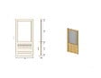 ALTANKA - Pergola de jardin 4.04x4.04m avec panneaux - traité - ALT127 - vignette