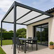 MCCOVER - PLAQUE POLYCARBONATE ALVÉOLAIRE 3500 x 980 x 16MM Opaline, ep.16 mm, l.98 cm, L.3,5 m - vignette