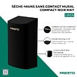 PRESTO - Sèche-mains sans contact mural compact Linea noir mat - vignette