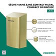 PRESTO - Sèche-mains sans contact mural compact Linea or brossé - vignette