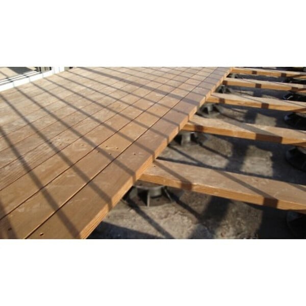 MCCOVER - PLOT RÉGLABLE DE 66 À 145 MM POUR TERRASSE BOIS ET COMPOSITE Noir - large