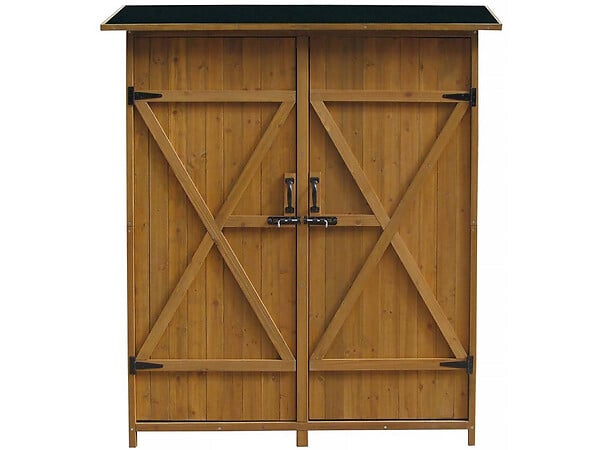 HABITAT ET JARDIN - Armoire de jardin "Espacio"- 140 x 49 x 162 cm - Marron - large