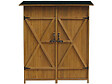 HABITAT ET JARDIN - Armoire de jardin "Espacio"- 140 x 49 x 162 cm - Marron - vignette