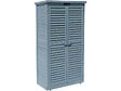 HABITAT ET JARDIN - Armoire de jardin "Space" - 87 x 46.5 x 160 cm - Bleu ciel - vignette