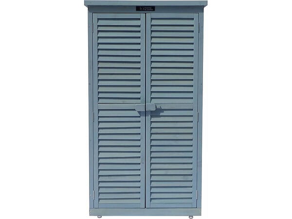 HABITAT ET JARDIN - Armoire de jardin "Space" - 87 x 46.5 x 160 cm - Bleu ciel - large