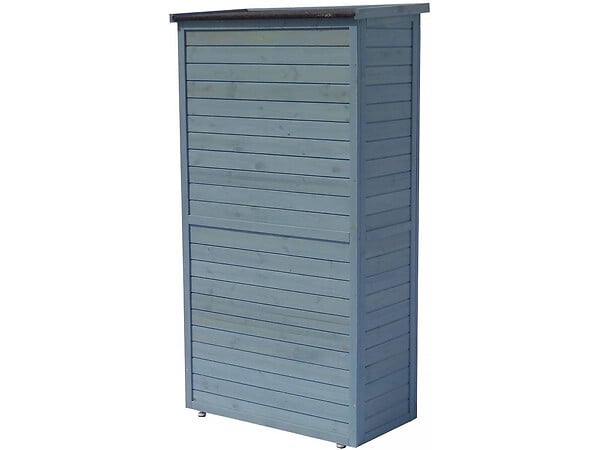 HABITAT ET JARDIN - Armoire de jardin "Space" - 87 x 46.5 x 160 cm - Bleu ciel - large