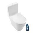 VILLEROY ET BOCH - WC à poser compact sans bride sortie horizontale  Avento avec abattant frein de chute et SlimSeat + Nettoyant - vignette