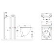 WATERMATIC - WC broyeur suspendu W40SP Silence avec abattant - vignette