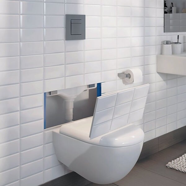 WATERMATIC - Broyeur WC adaptable Waterwall avec bâti support GROHE - large