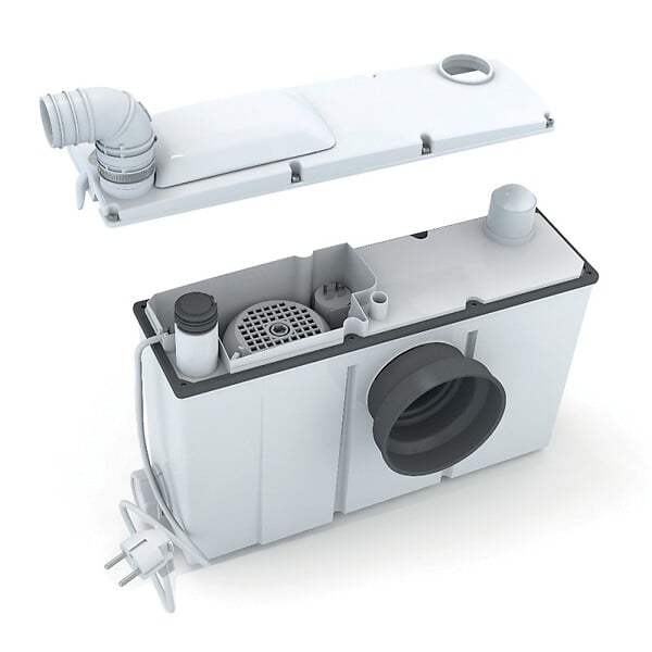 WATERMATIC - Broyeur WC adaptable Waterwall avec bâti support GROHE - large
