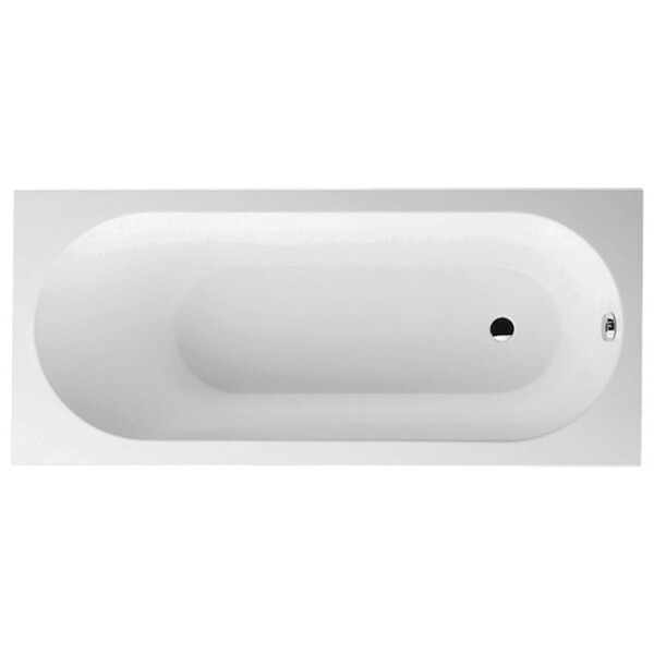VILLEROY ET BOCH - Villeroy & Boch Oberon 170 x 70 cm Baignoire gauche et droite ovale en Quaryl® , avec pieds, blanc (UBQ177OBE2V-01) - large