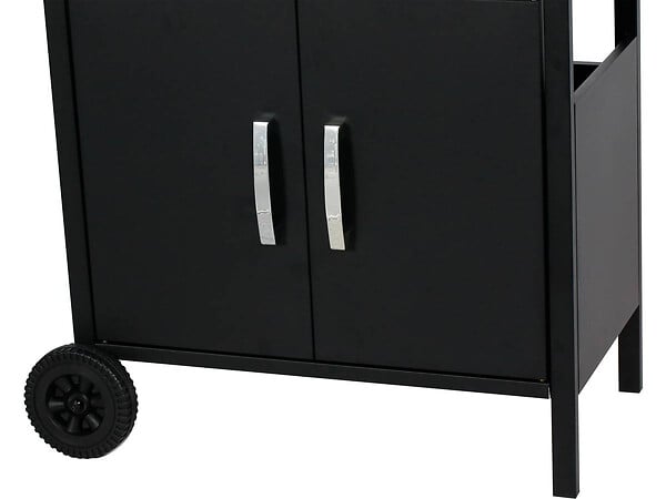 HABITAT ET JARDIN - Barbecue gaz "Festa 4" - 4 brûleurs dont 1 latéral - 10.5kW - Noir - large