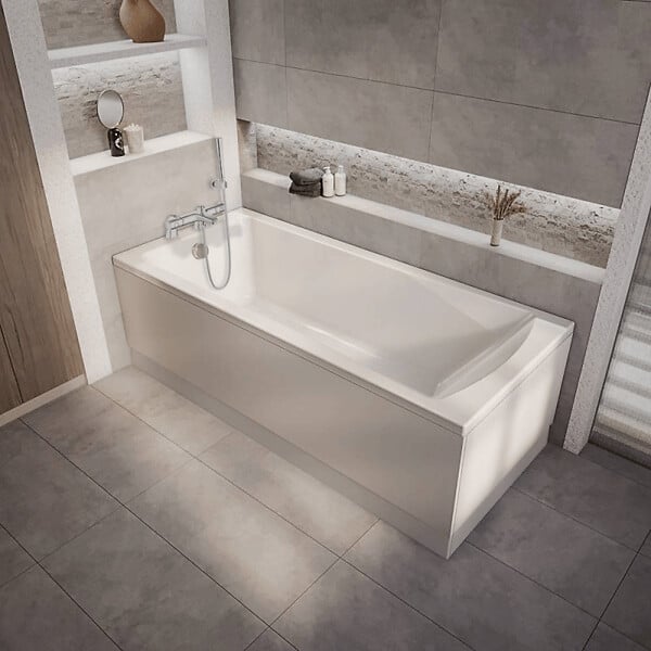 GROHE - Robinet bain thermostatique Grohtherm 800 avec colonnettes - large
