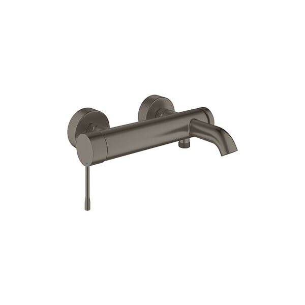 GROHE - Essence Mitigeur monocommande Bain / Douche, Hard Graphite brossé (33624AL1) - large