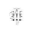 OLFA - Melangeur retro 3 trous Paini Lady's chrome - vignette