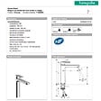 HANSGROHE - Mitigeur de lavabo, EcoSmart, comfort zone, chrome (71582000) - vignette