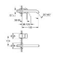 GROHE - Grohe Essence Mitigeur de lavabo monocommande, 2 trous, Taille M, Cool Sunrise Brossé (19408GN1) - vignette
