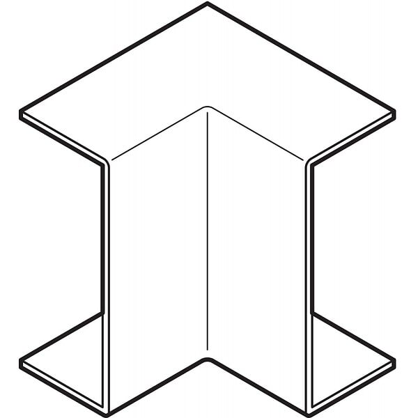 OBO BETTERMANN - Angle plat MS 22X10mm REHAU 265796 - large