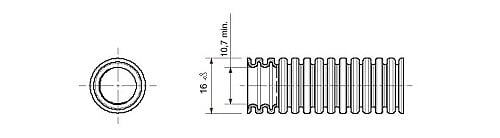 GEWISS - Gaine ICTA 3422 - ø16mm - 100m - Gris - large