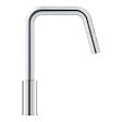 GROHE - START DN15 Mitigeur monocommande d'évier  avec douchette extractible ,Bec mobile, 2 Jets, Chrome (30631000) - vignette