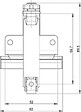 FERCO - Compas OF axe à  9mm recouvrement 20mm â€“ FERCO - 6-39147-20-0-1 - vignette