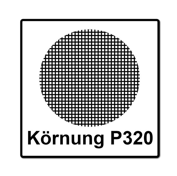 MIRKA - Disque Abranet diamètre 225 mm Grain 320 boîte de 25 - large