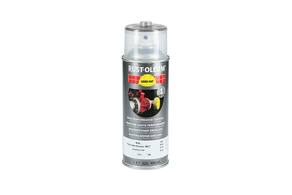 RUST-OLEUM - Couche de finition Hard Hat Ral-couleurs brun chocolat RAL 8017 400ml - RUST-OLEUM - H2100AEPF - large