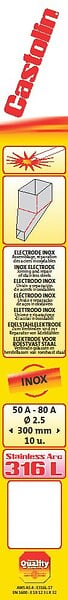 CASTOLIN - Electrode inox Castolin E 316L 17 - large