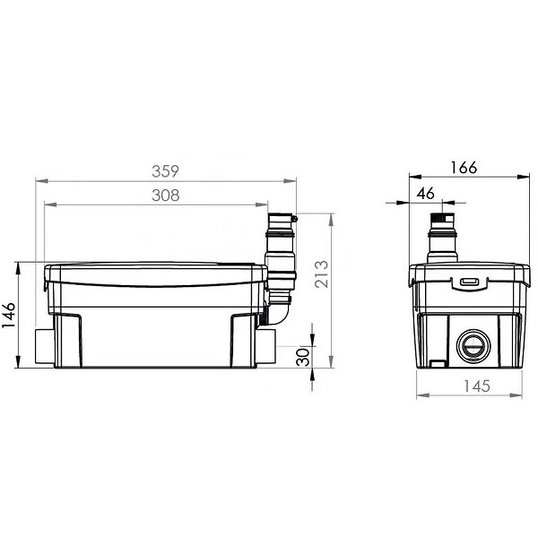 SFA - Pompe de relevage SANIDOUCHE  SFA  D2UPSTD - large
