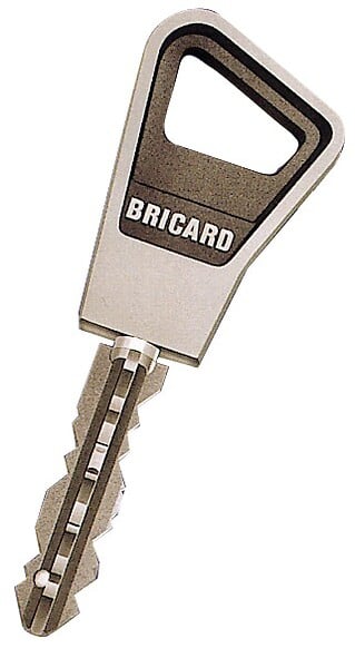 BRICARD - Mécanisme 3 points horizontal tirage sans bille blanc droite - BRICARD - 1001001 - large