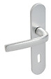 VACHETTE - Ensemble sur plaques Logio entraxe 195mm type CLE I finition argent - VACHETTE - 200666 - vignette