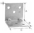 SIMPSON - Equerre assemblage EA 666 60x60x60mm épaisseur 2mm - SIMPSON - EA666/2 - vignette