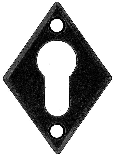 BOUVET - Rosace simple de style LV 100 fer cémenté patiné bec de cane - BOUVET - R66BD6032 - large