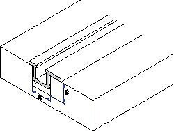 MANTION - Rail PICO 25marron en 2 m - MANTION - 25/200M - large