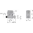 LA CROISEE DS - VERROU A CLES IDENTIQUES LAQ BLC RAL9010 - vignette