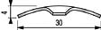 DINAC - Bande seuil laiton à  vis 0,73mm - DINAC - 2023000 - vignette