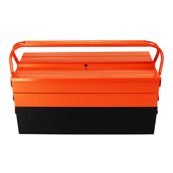 FISCHER DAREX - Caisse à outils métal 5 compartiments - Acier - 25Kg - large