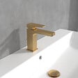 VILLEROY & BOCH - Villeroy & Boch Architectura Mitigeur Monocommande pour Lavabo , Avec vidage, Or brossé (TVW12500100076) - vignette