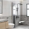 SWISS AQUA TECHNOLOGIES - Siège de douche rabattable PMR - charge 150 kg –  blanc (SATDSEDPLB) - vignette