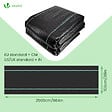 VOUNOT - Toile de paillage contre les mauvaises herbes 25Mx1M Anti-UV 100g/m2 - vignette