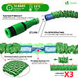 VOUNOT - Tuyau d’Arrosage Extensible 45m avec Accessoires vert - vignette