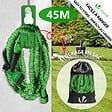 VOUNOT - Tuyau d’Arrosage Extensible 45m avec Accessoires vert - vignette